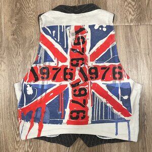 NICKEL Y2K Pinstripe Vest - Size S